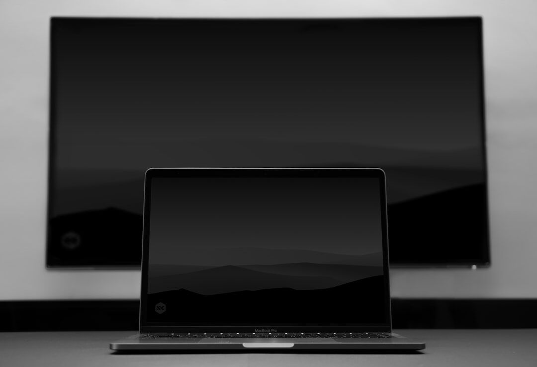 black and white tv screen
